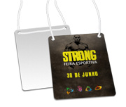 Credenciais Couchê 250g Verniz Uv Total Frente Com Cordão Sem Clip Jacaré (87x120mm)