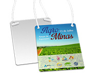 Credenciais Couchê 300g Verniz Uv Total Frente Com Cordão ou Clip Jacaré (87x120mm)