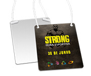 Credenciais Couchê 250g Verniz Uv Total Frente Com Cordão ou Clip Jacaré (87x120mm)