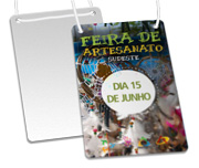 Credenciais Couchê 250g Verniz Uv Total Frente Com Cordão Sem Clip Jacaré (90x147mm)