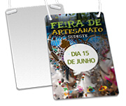 Credenciais Couchê 300g Verniz Uv Total Frente Com Cordão ou Clip Jacaré (90x147mm)