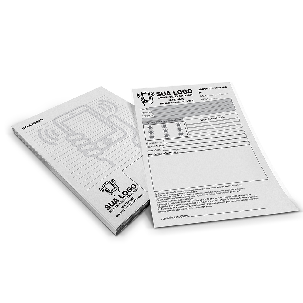 Comandas Apergaminhado 75g (150x210mm)