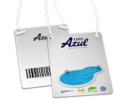 Credenciais Couchê 250g Verniz Uv Total Frente Com Cordão ou Clip Jacaré (87x120mm)