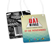 Credenciais Couchê 250g Verniz Uv Total Frente Com Cordão ou Clip Jacaré (87x120mm)