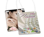 Credenciais Couchê 250g Verniz Uv Total Frente Com Cordão Sem Clip Jacaré (87x120mm)