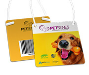 Credenciais Couchê 300g Verniz Uv Total Frente Com Cordão Sem Clip Jacaré (90x98mm)