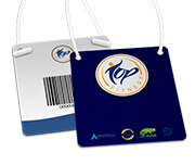 Credenciais Couchê 300g Verniz Uv Total Frente Com Cordão Sem Clip Jacaré (90x98mm)