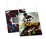 Credenciais Couchê 250g Verniz Uv Total Frente Com Cordão ou Clip Jacaré (87x120mm)