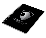 Caderno Impressão Digital Capa Papel Paraná 2mm e Miolo Padrão Ap 75g e Laminação Fosca e Hotstamping Frente (300x210mm - 200 Folhas)