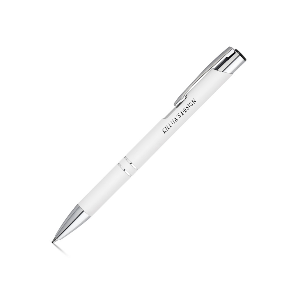 Canetas Promocionais Personalizadas Gravação a Laser Branca