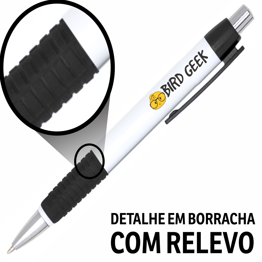 Canetas Promocionais Personalizadas Impressão Uv Comercial Preta