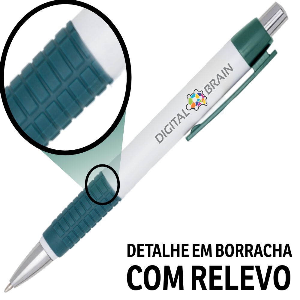 Canetas Promocionais Personalizadas Impressão Uv Comercial Verde