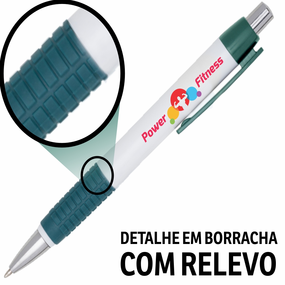 Canetas Promocionais Personalizadas Impressão Uv Comercial Verde