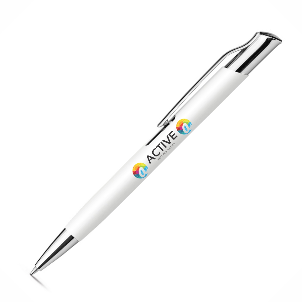 Canetas Promocionais Personalizadas Impressão Uv Olaf Branca