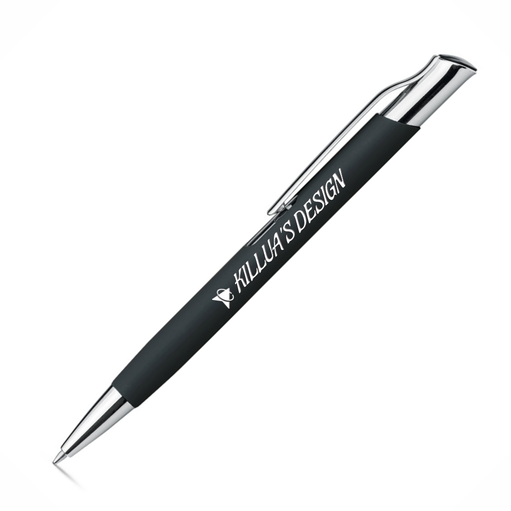 Canetas Promocionais Personalizadas Impressão Uv Olaf Preta