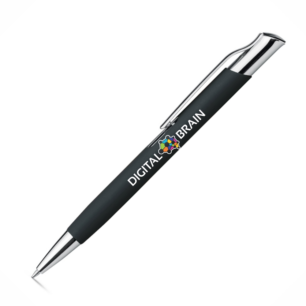 Canetas Promocionais Personalizadas Impressão Uv Olaf Preta