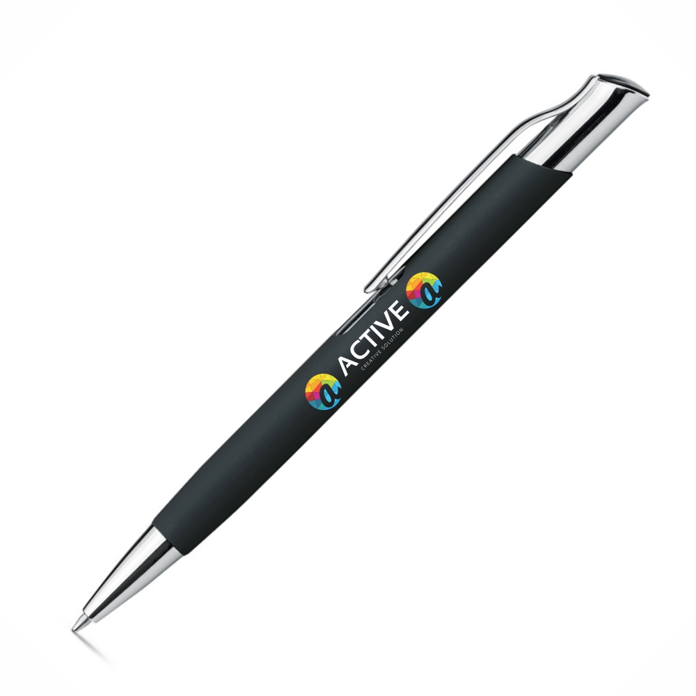 Canetas Promocionais Personalizadas Impressão Uv Olaf Preta