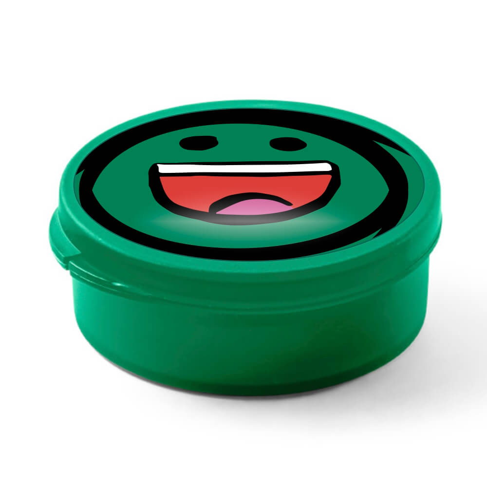 Canudo Reutilizável Dobrável de Silicone e Caixa em PP Verde