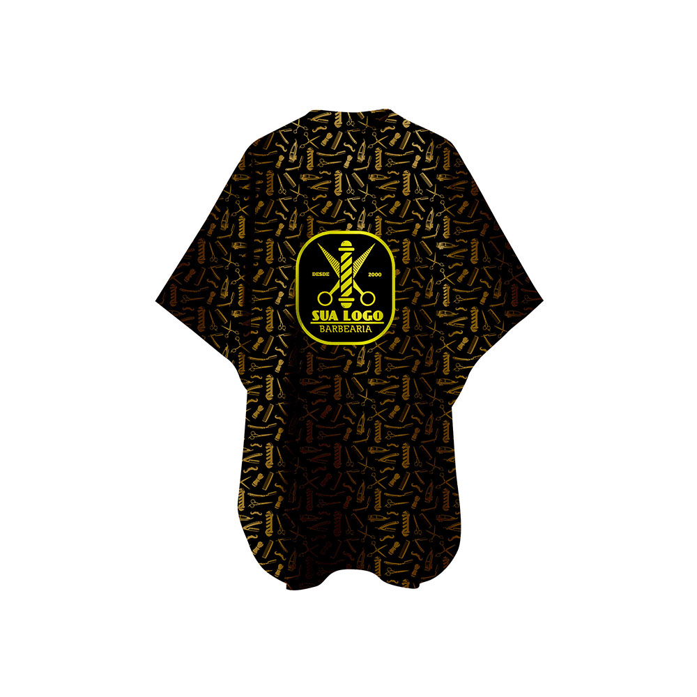 Capa para Barbearia Tecido em Tactel