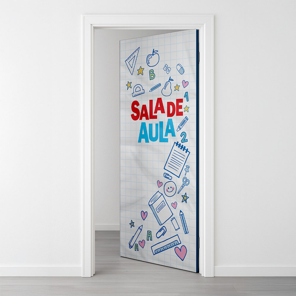 Capa Para Porta Tecido Elastano