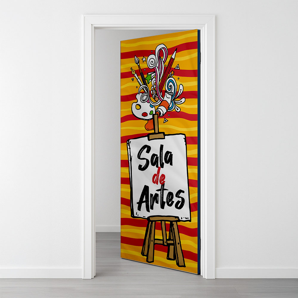 Capa Para Porta Tecido Elastano