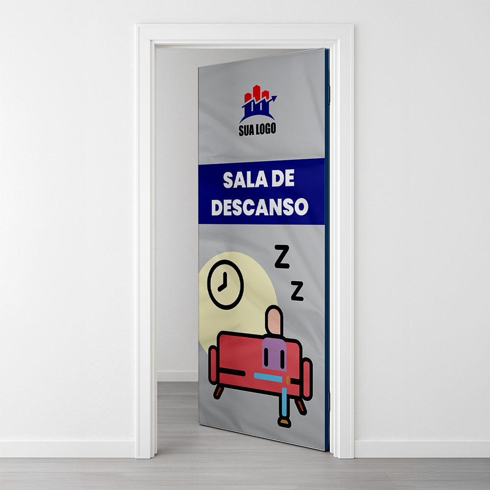 Capa Para Porta Tecido Elastano