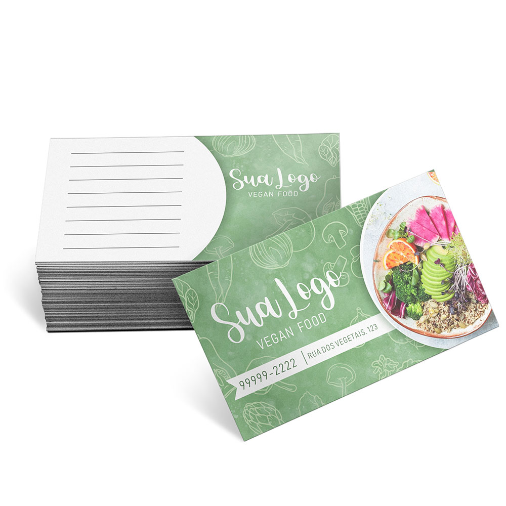 Cartões De Visita Europeu Apergaminhado 240g Sem Laminação E Sem Verniz Uv