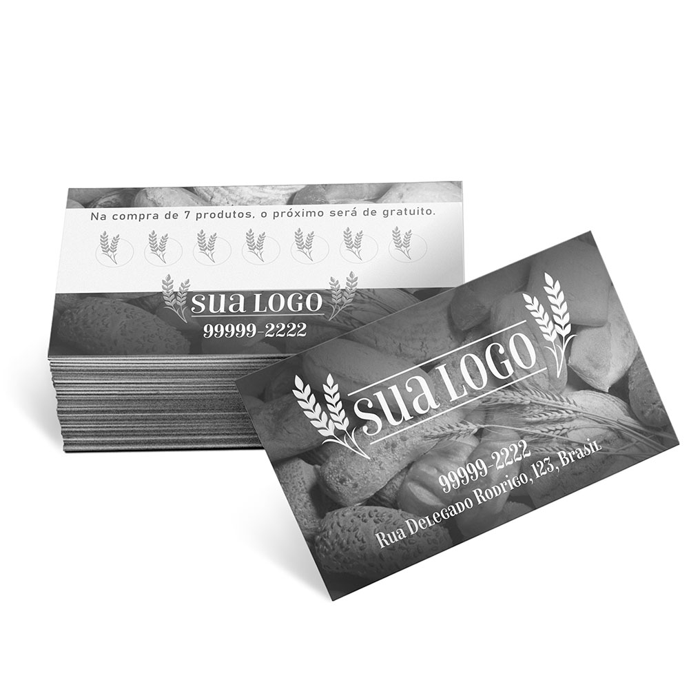 Cartões De Visita Europeu Apergaminhado 240g Sem Laminação E Sem Verniz Uv