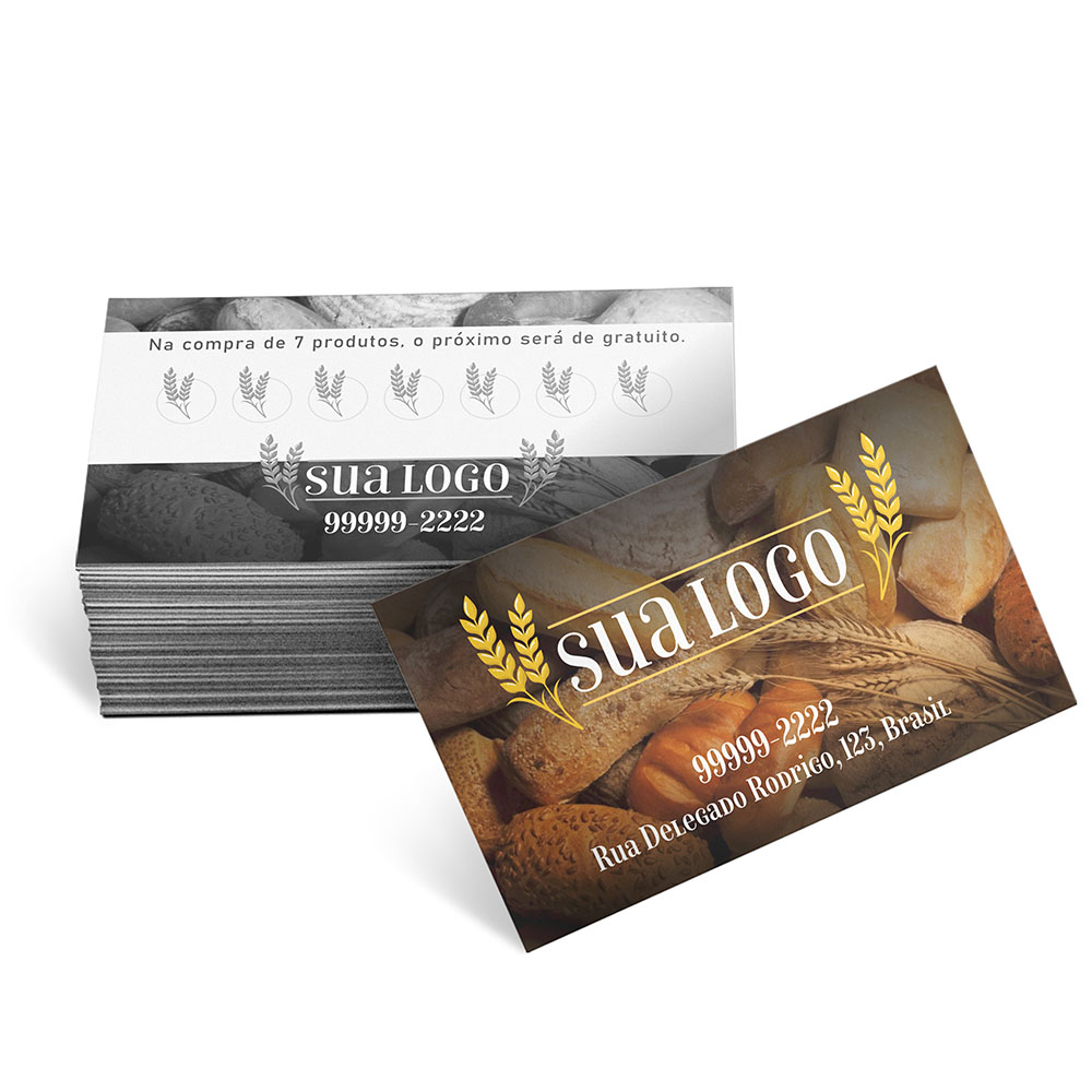 Cartões De Visita Europeu Apergaminhado 240g Sem Laminação E Sem Verniz Uv