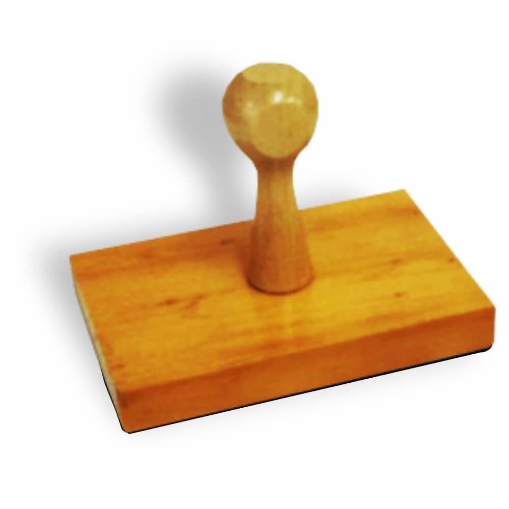 Carimbos Madeira Tradicional (60x40mm)