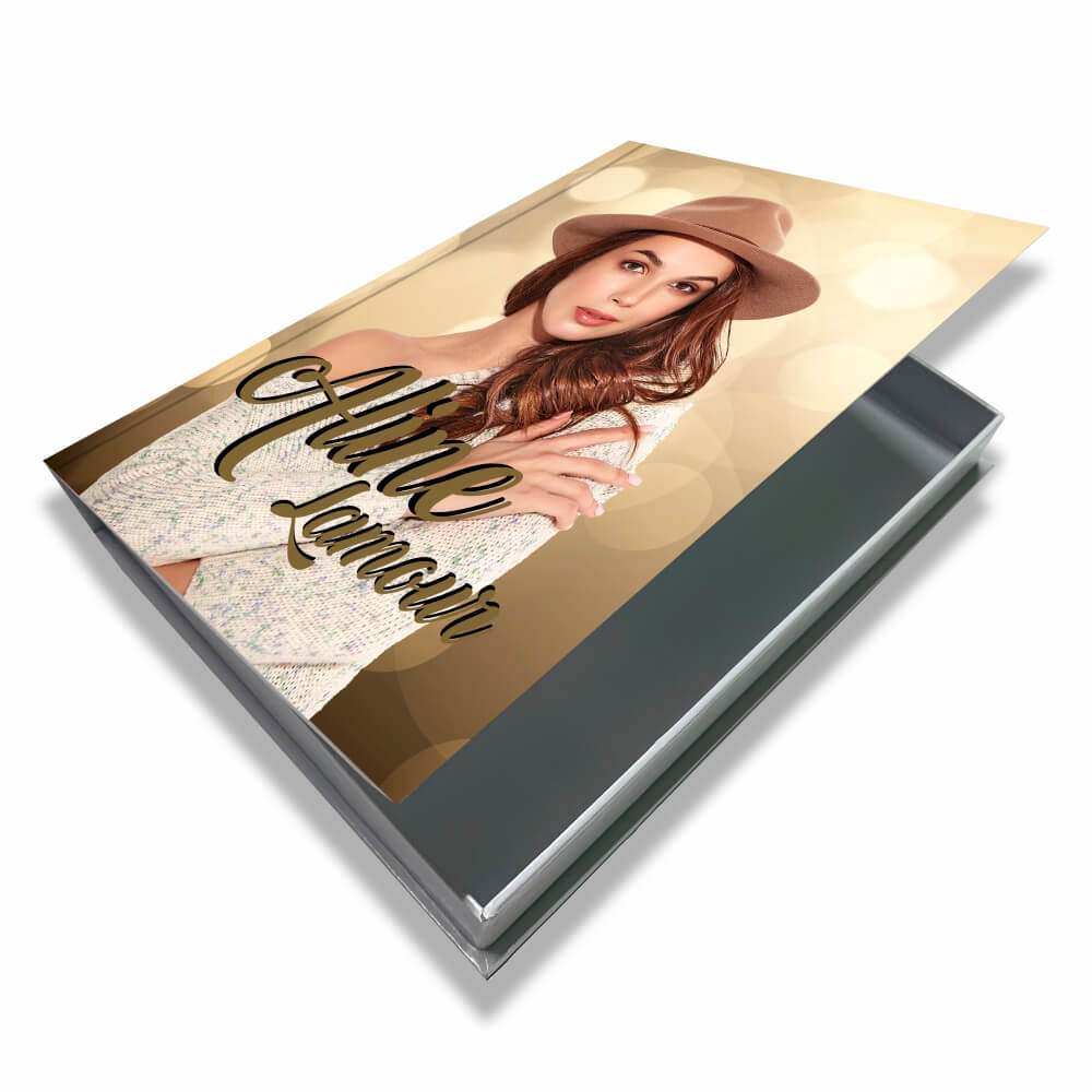 Capa Dura Case Para Photobooks em Papel Paraná 2mm - 48 Páginas (15x21cm)