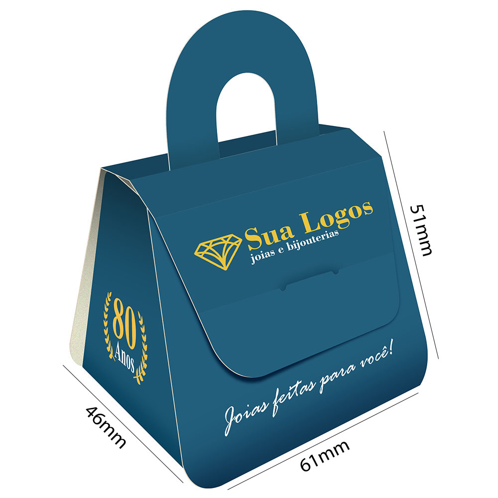 Caixa Para Bijuterias Supremo 255g Verniz Uv Total Frente