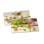 Convites Básico Couchê 300g Hot Stamping Frente e Laminação Fosca Frente e Verso (153x91mm)