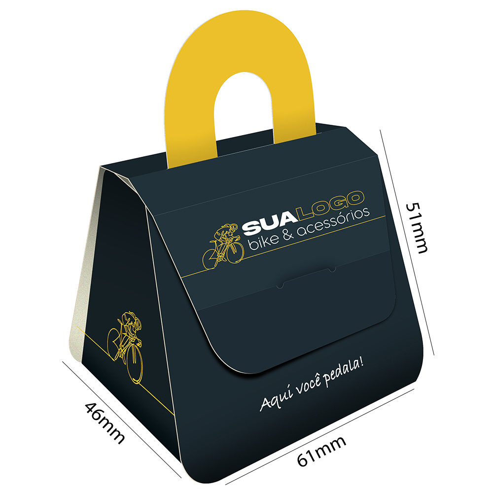 Caixa Para Bijuterias Couchê 300g Verniz Uv Total Frente