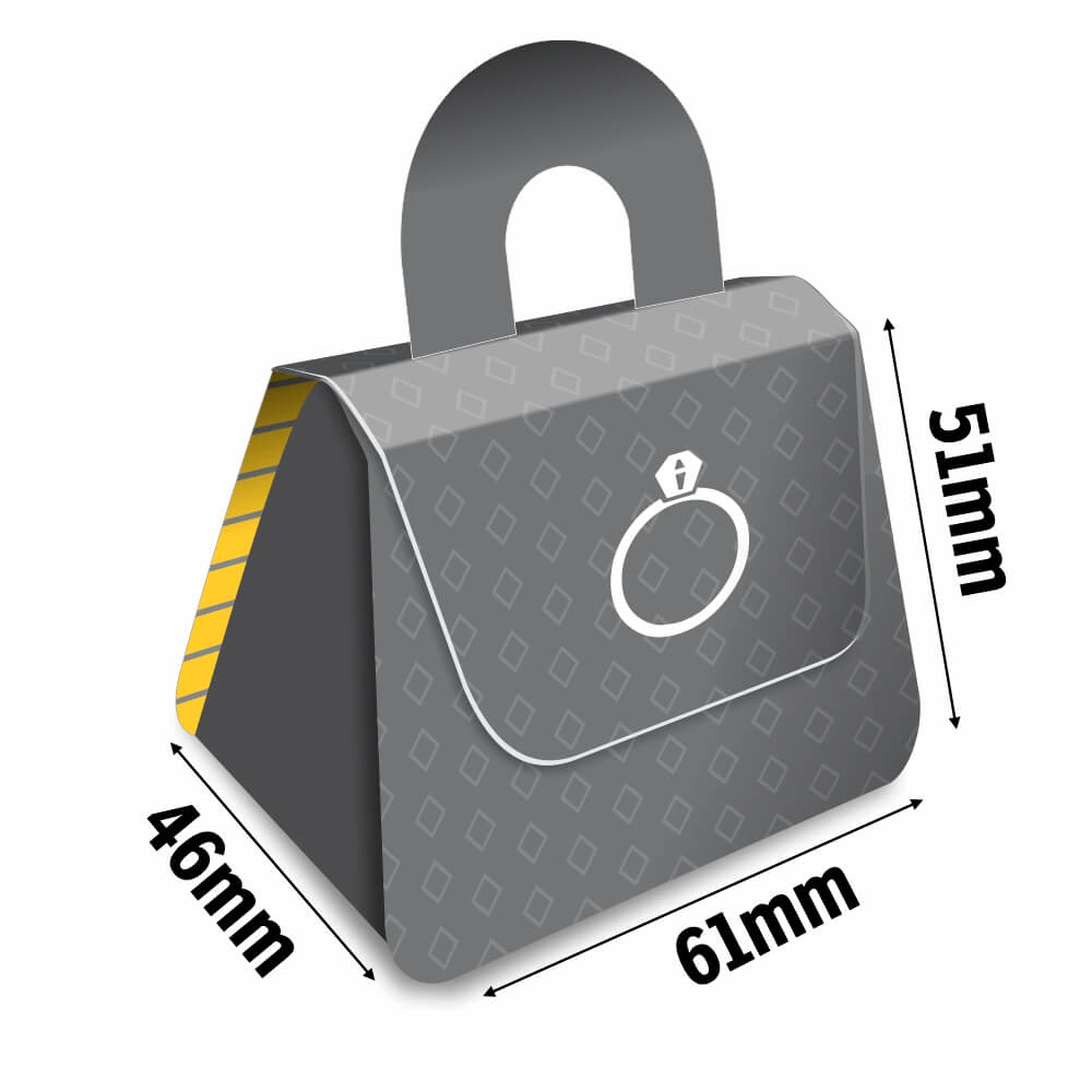 Caixa Para Bijuterias Couchê 300g Verniz Uv Total Frente