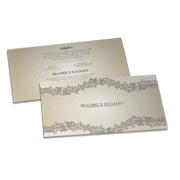 Convites Básico Couchê 250g Hot Stamping Frente e Laminação Fosca Frente e Verso (182x102mm)
