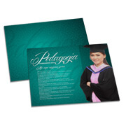 Convites Básico Couchê 250g Hot Stamping Frente e Laminação Fosca Frente e Verso (182x153mm)