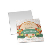 Convites Básico Couchê 250g Laminação Holográfica Frente 250g (50x50mm)