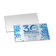 Convites Básico Couchê 300g Sem Laminação E Sem Verniz Uv (153x91mm)