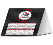 Calendário De Mesa Básico Couchê 300g Sem Verniz