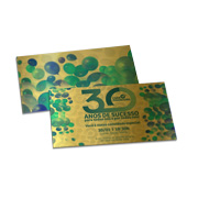 Convites Básico Gold Master 300g Sem Laminação E Sem Verniz Uv (153x91mm)