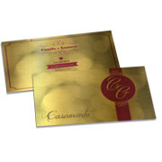 Convites Básico Gold Master 300g Sem Laminação E Sem Verniz Uv (273x153mm)