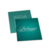 Convites Básico Couchê 300g Hot Stamping Frente e Laminação Fosca Frente e Verso (50x50mm)