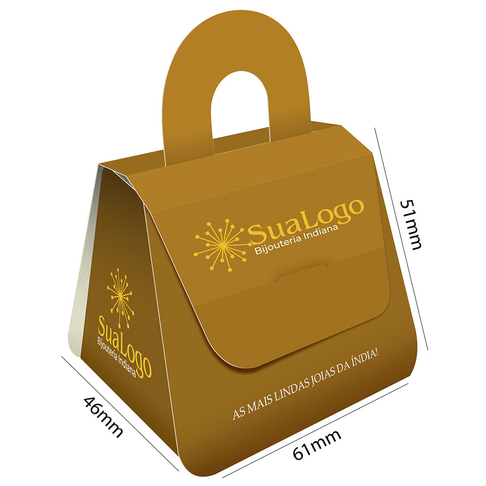 Caixa Para Bijuterias Reciclato 240g Sem Verniz