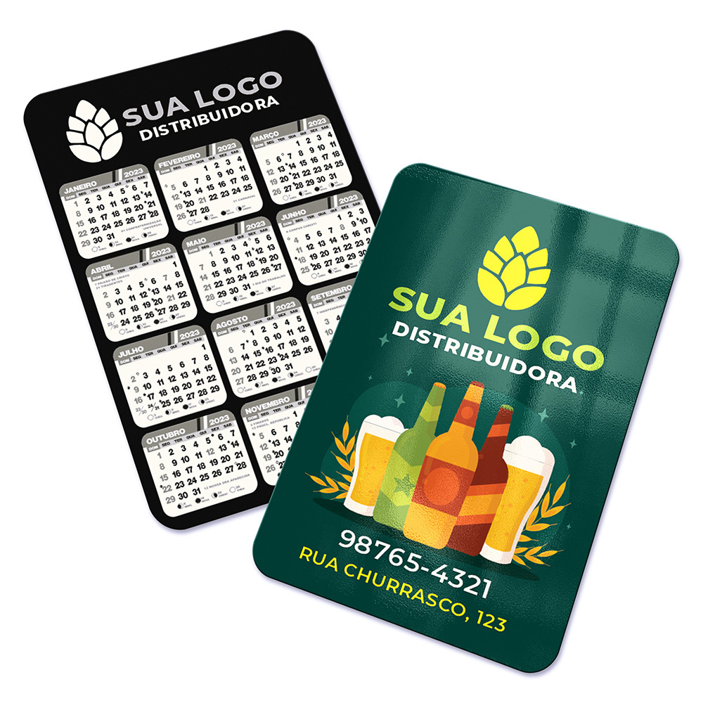 Calendário De Bolso Supremo 255g Sem Verniz