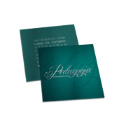 Convites Básico Silver Lux 300g Sem Laminação E Sem Verniz Uv (50x50mm)