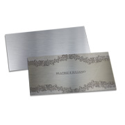 Convites Básico Silver Lux 300g Sem Laminação E Sem Verniz Uv (182x102mm)