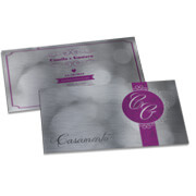 Convites Básico Silver Lux 300g Sem Laminação E Sem Verniz Uv (273x153mm)