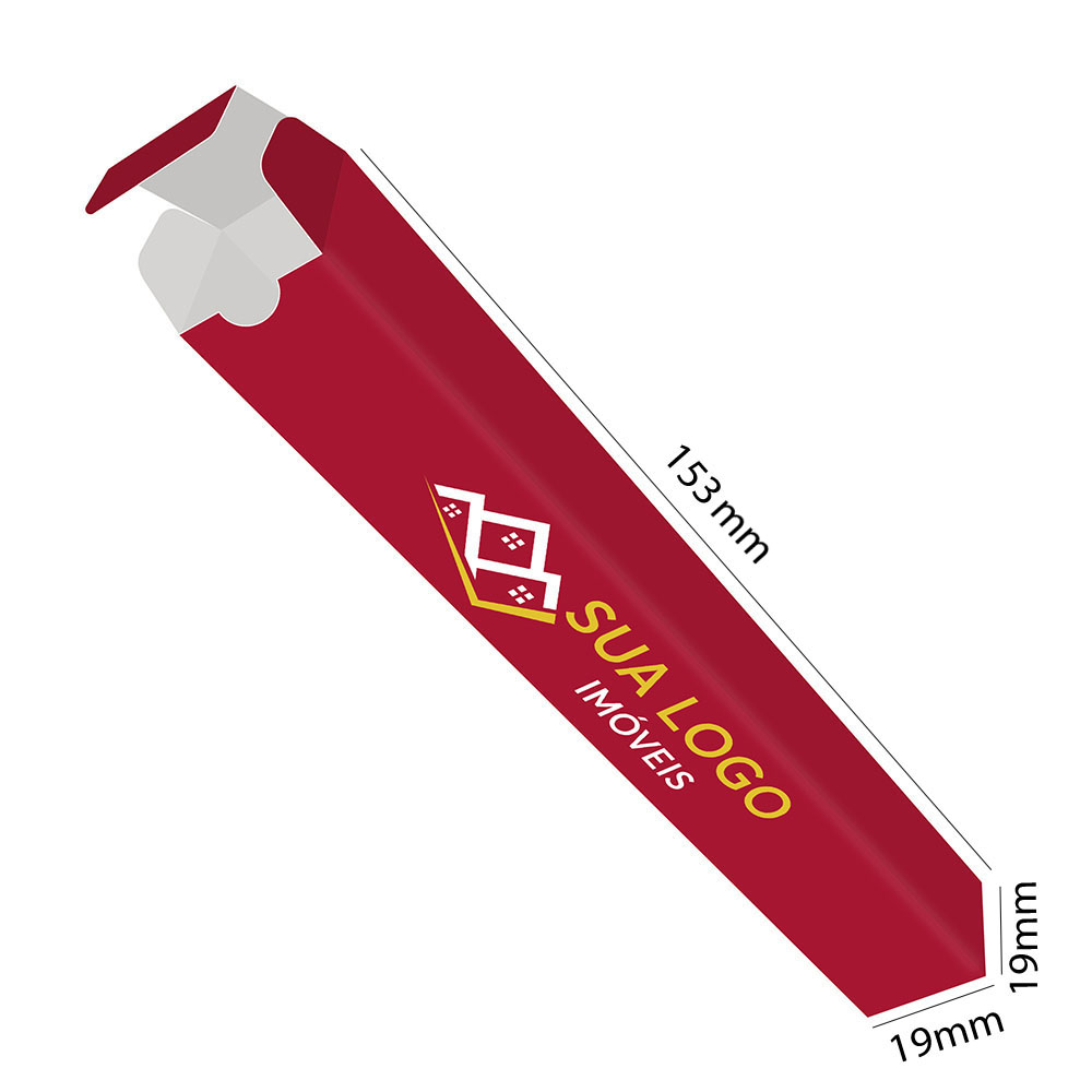 Caixa Para Canetas Supremo 255g Verniz Uv Total Frente