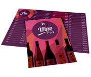 Cardápios Personalizados 4 Páginas Com Dobra Couchê 250g (330x480mm)